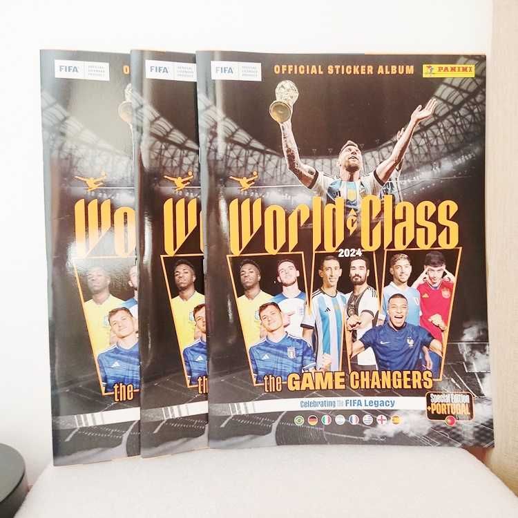 Caderneta World Class 2024 sem cromos Novas