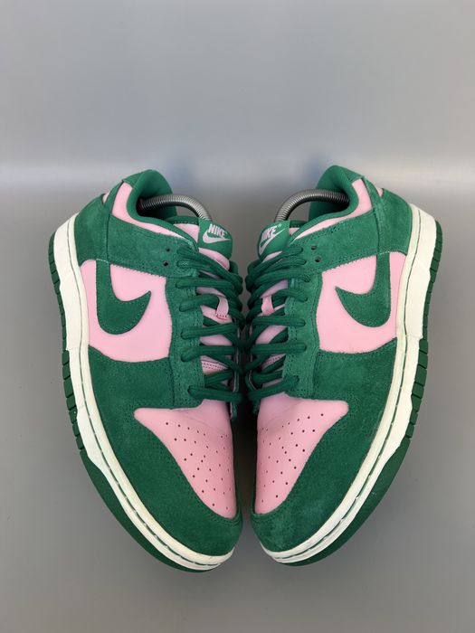 Оригінальні кросівки Nike Dunk Low Se Green/Pink 45р.29см.