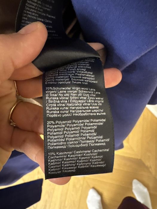 Elegancki płaszcz wełniany Selection – wełna i kaszmir