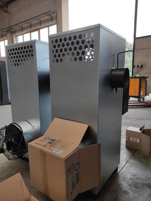 Piec nadmuchowy do warsztatu 30kw Nagrzewnica powietrza do400m (oleje)
