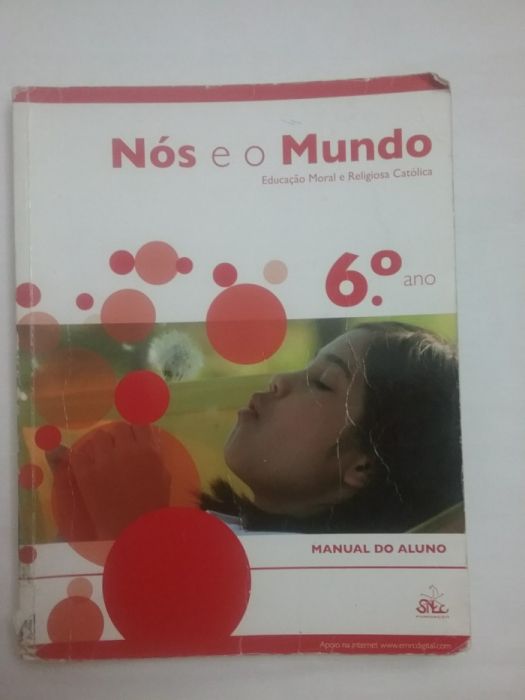 Manual + Cad ativ. "Nós e o Mundo" - Educação moral (EMRC) 6°ano