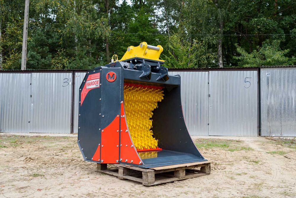 Przesiewacz gwiazdowy PSG800 do wilgotnej ziemi gruzu piasku koparka `