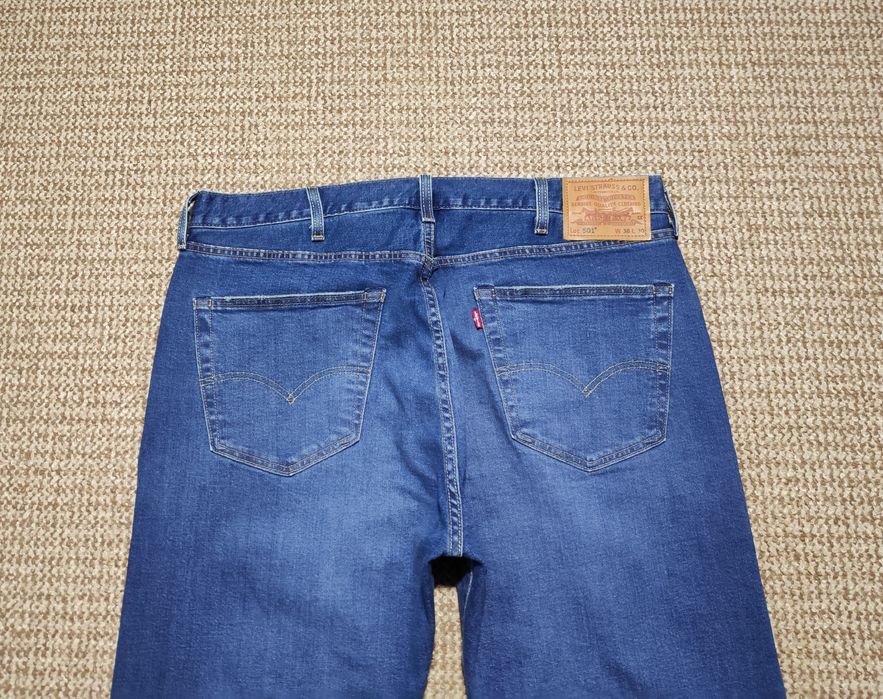 Levi's 501 premium W38 L30 джинси straight оригінал блакитні