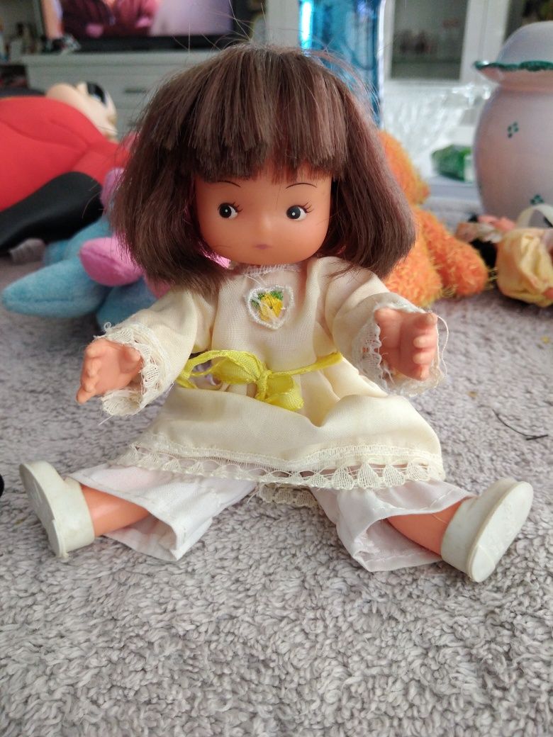 Vintage. Lalka Rodowód Baby Matilda Doll z lat 70., Hongkong, oryginał