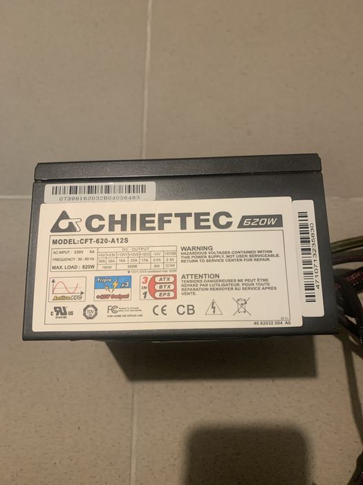 Zasilacz komputerowy Chieftec CFT-620-A12S