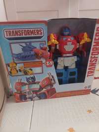 Hasbro Transformers Optimus Prime Jumbo Jet Wing Racer Playset F0849