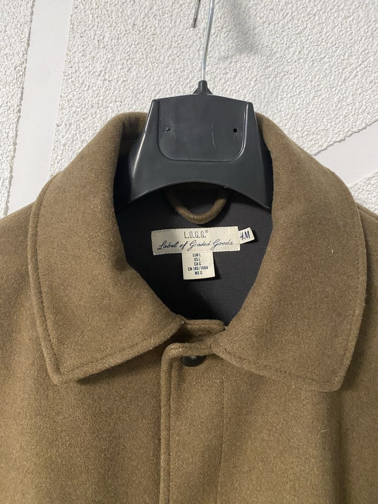 Płaszczyk khaki uniseks h&m