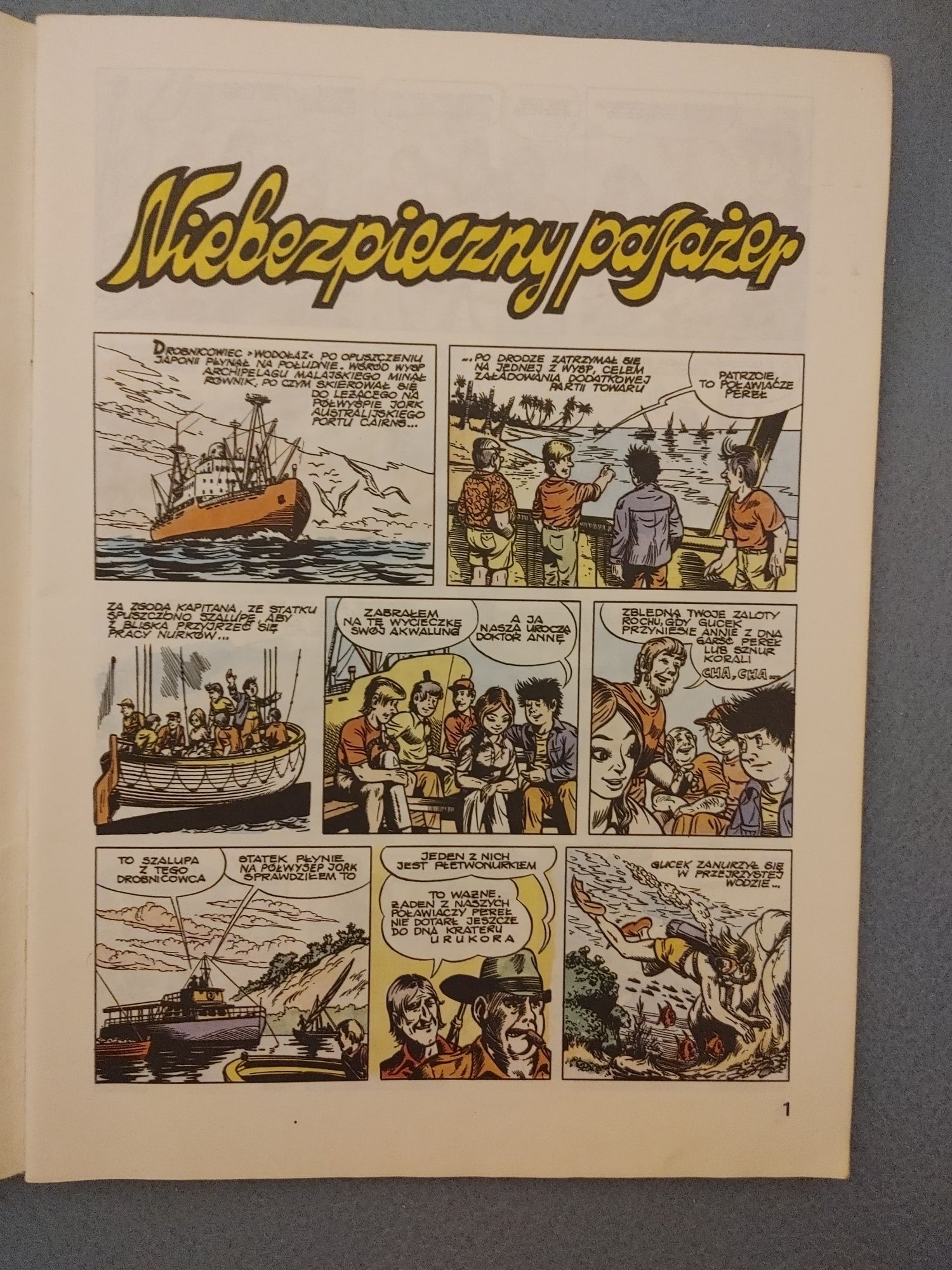 Komiks Kurs na półwysep jork