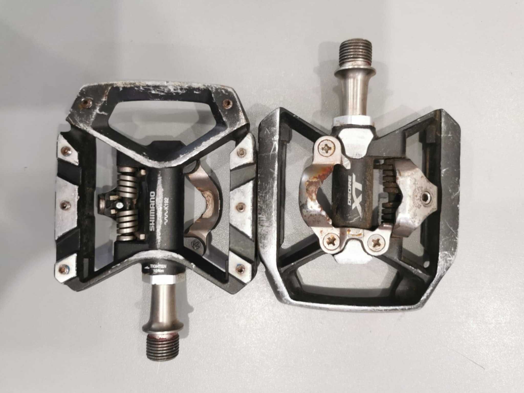 Pedały Shimano Deore XT PD-T8000 + bloki SH56