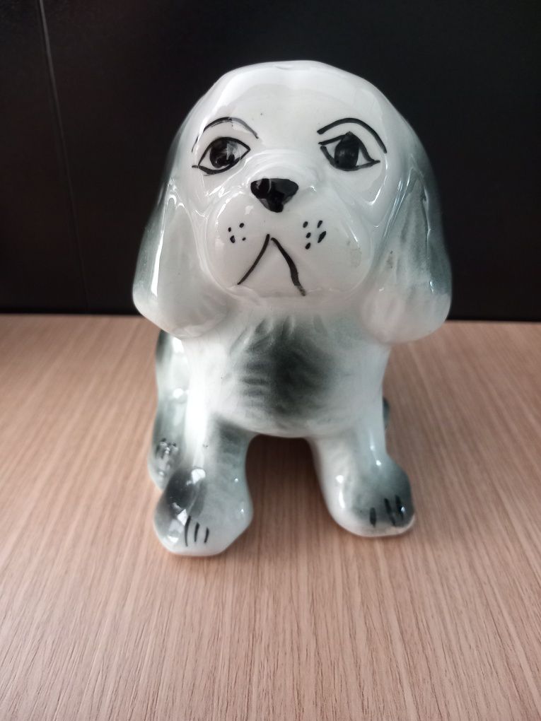 Cão de loiça, vintage.