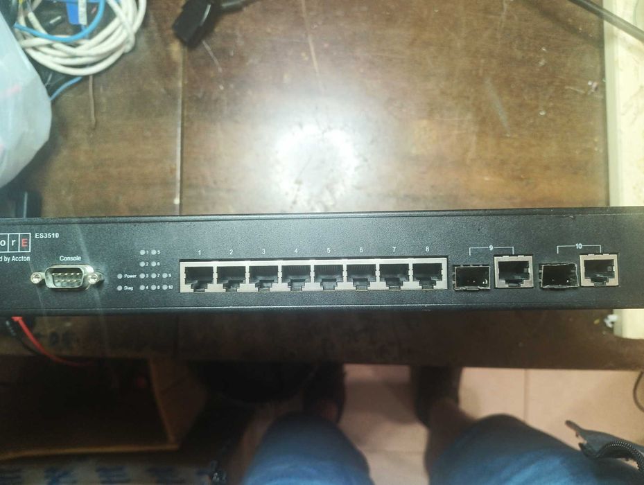 Edge-Core ES3510 — керований комутатор, 10 портів
