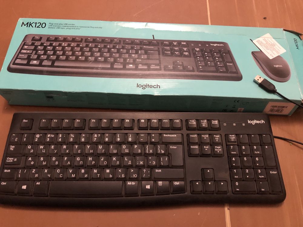 Клавіатура logitech mk120