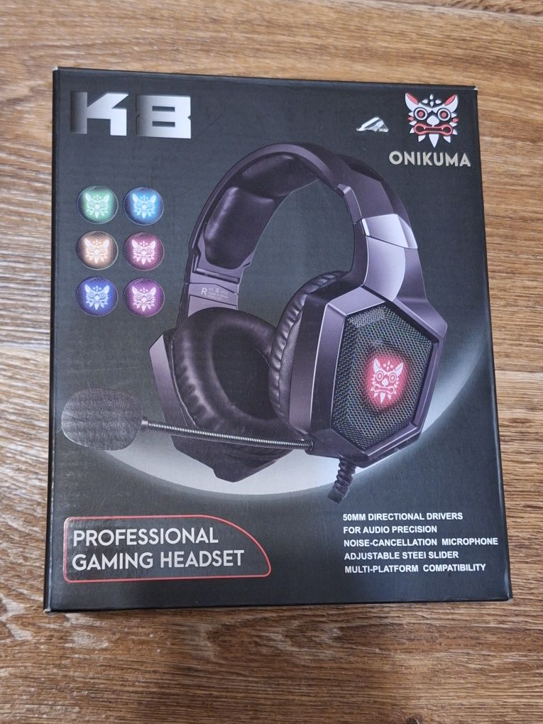 Геймерська гарнітура ONIKUMA Gaming LED K8