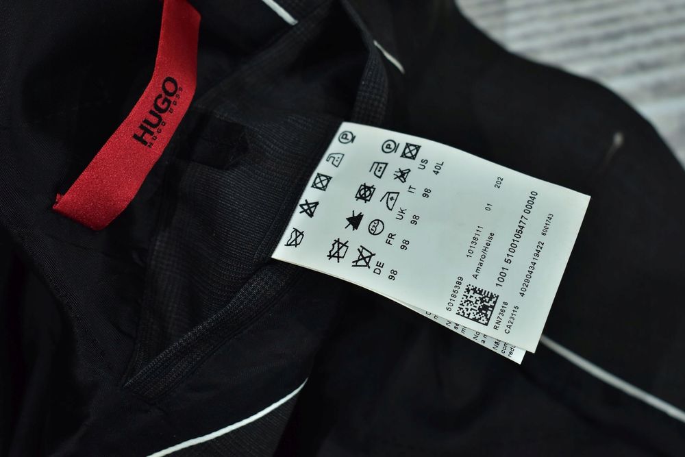 Hugo Boss Wełniana Marynarka Męska 98 / 48