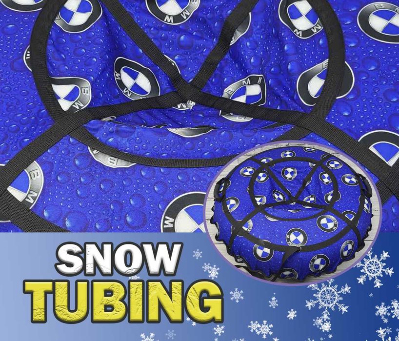 Надувні Санки - Ватрушка 100-120см Тюбінг Тюбинг ОКСФОРД. BMW 2026