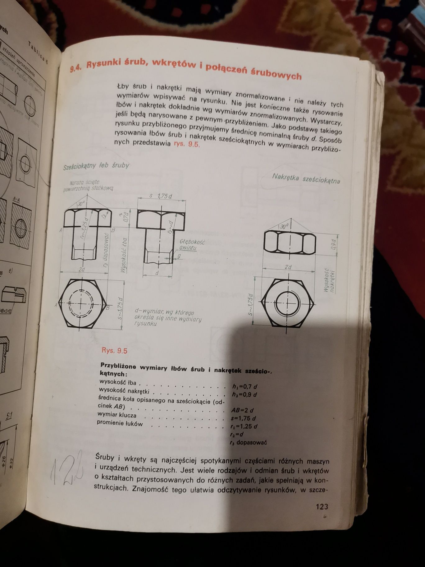 Rysunek techniczny zawodowy, maszynowy. Dobrzański, Maksymowicz