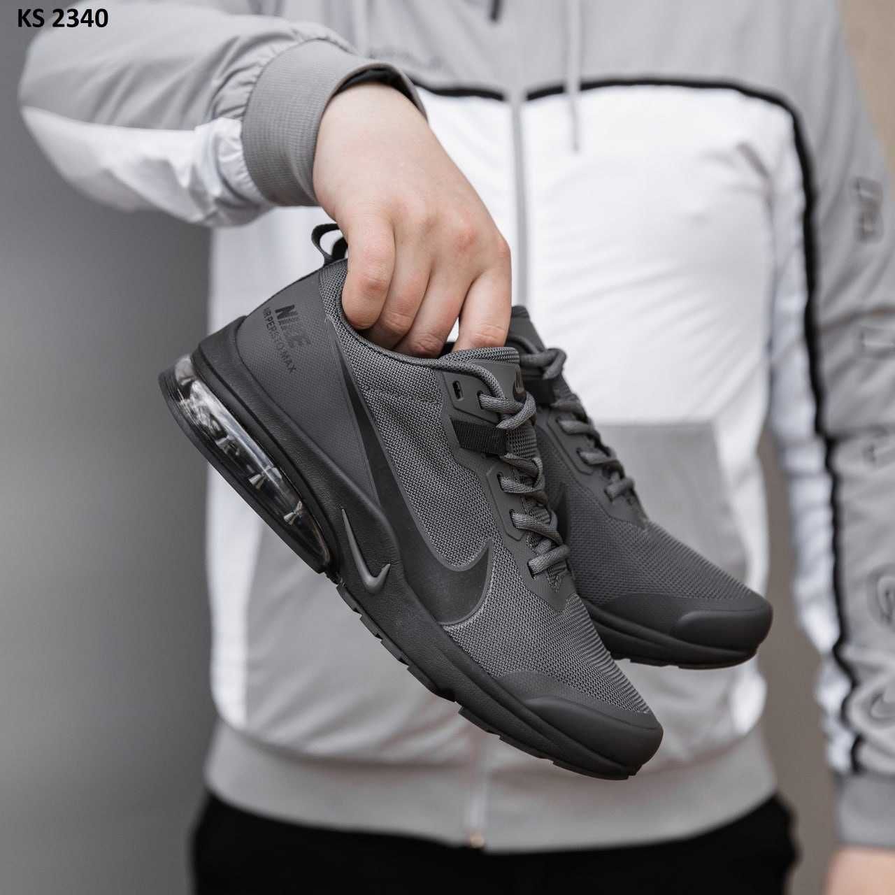 Чоловічі кросівки Nіке Air Presto MAX сірий KS 2340 НОВИЗНА