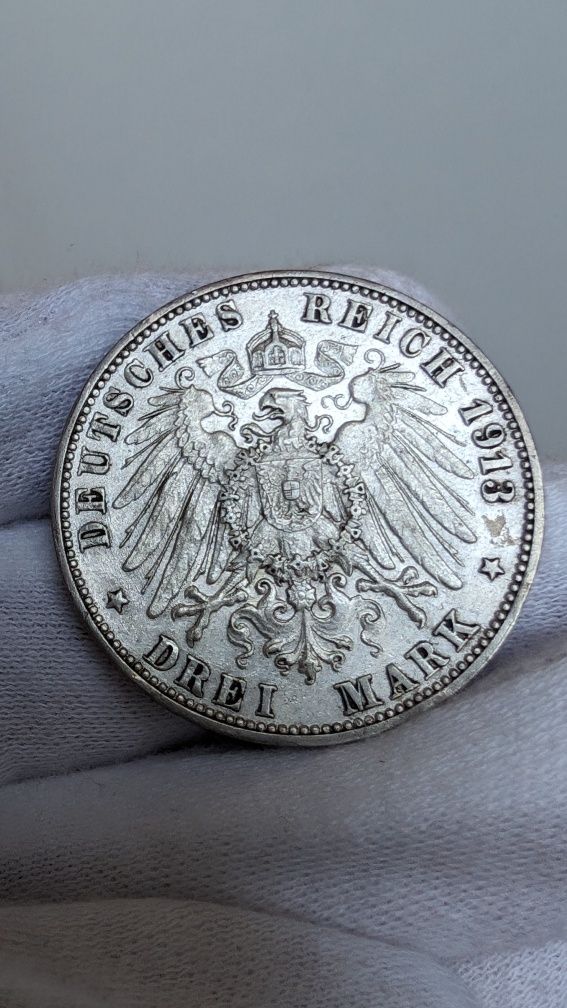 3 Marki 1913 F Wirtembergia
 Niemcy