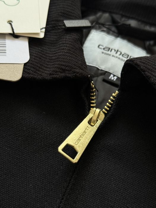 Куртка Carhartt WIP Detroit Black Кархарт Детроит Бобмер Оверсайз