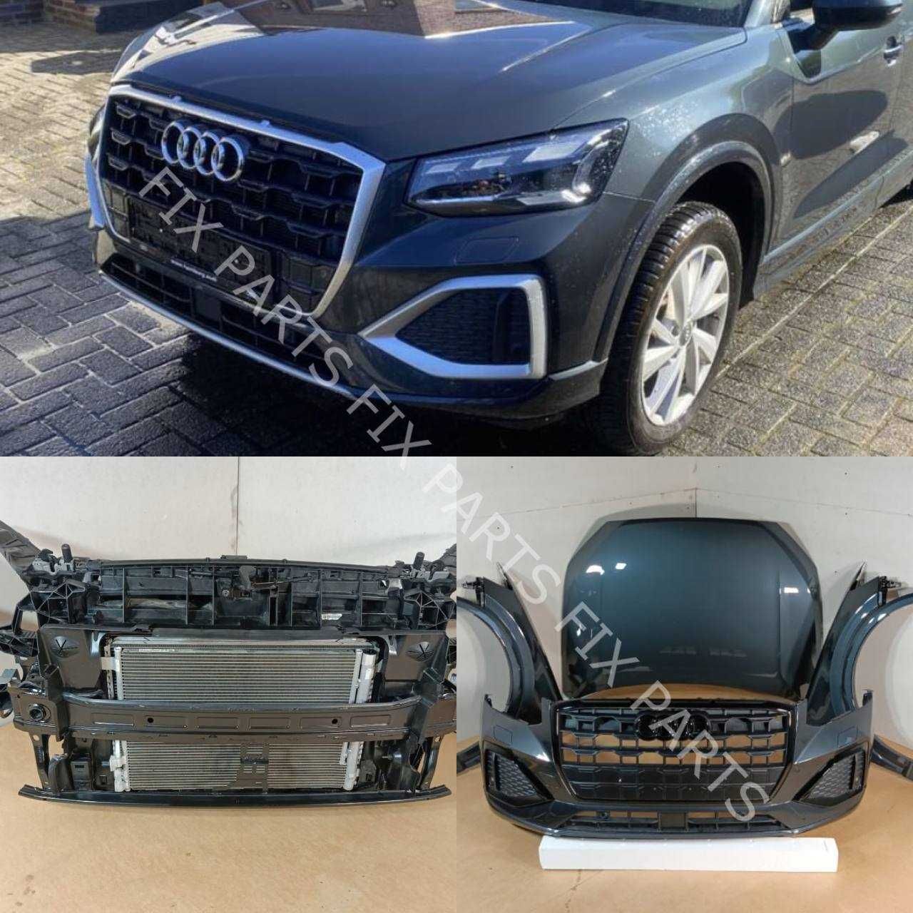 Бампер Audi Q2 GA оригінал + решітка, фари, капот, крило, скло, ліхтар