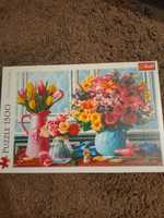 Puzzle Trefl 1500 Kwiaty w wazonach