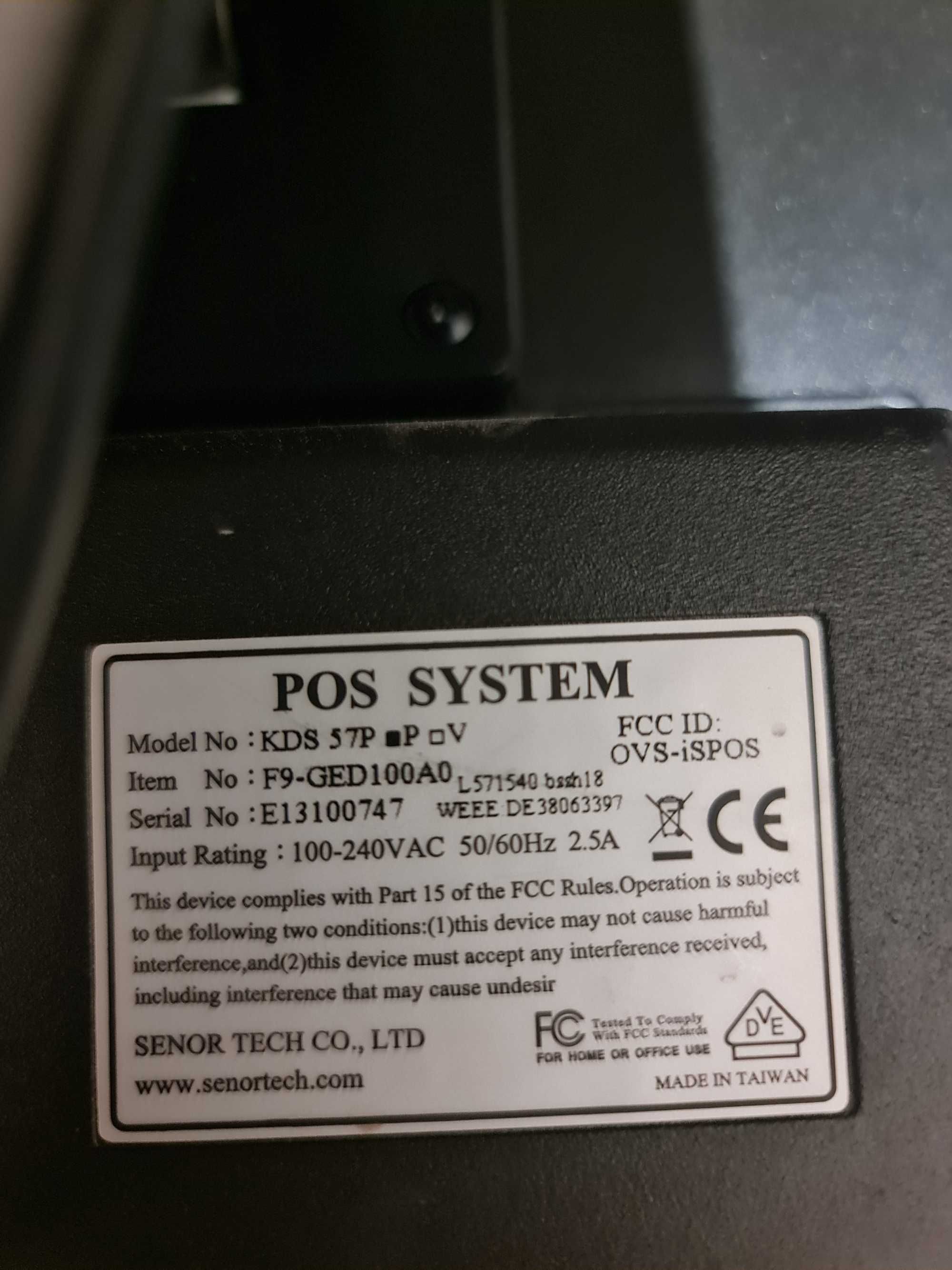 System pos,kasa fiskalna,komputer kasowy.Senor pos system.