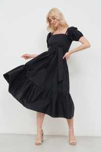 Сукня чорна з хрусткого катону від F&F