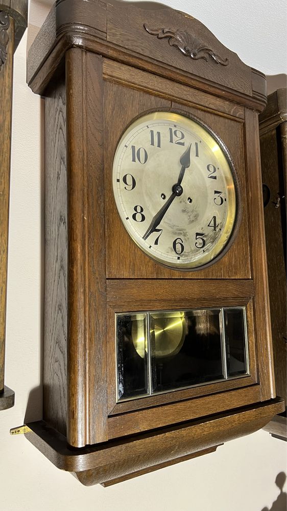 Duży zegar wiszący Gustav Becker