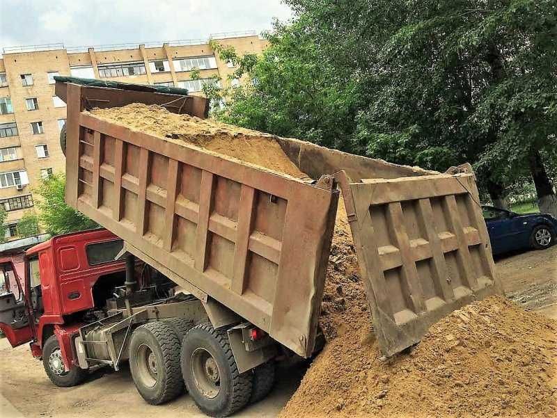 Экскаватор, вывоз мусора, грузоперевозки, песок, отсев, бутовый камень