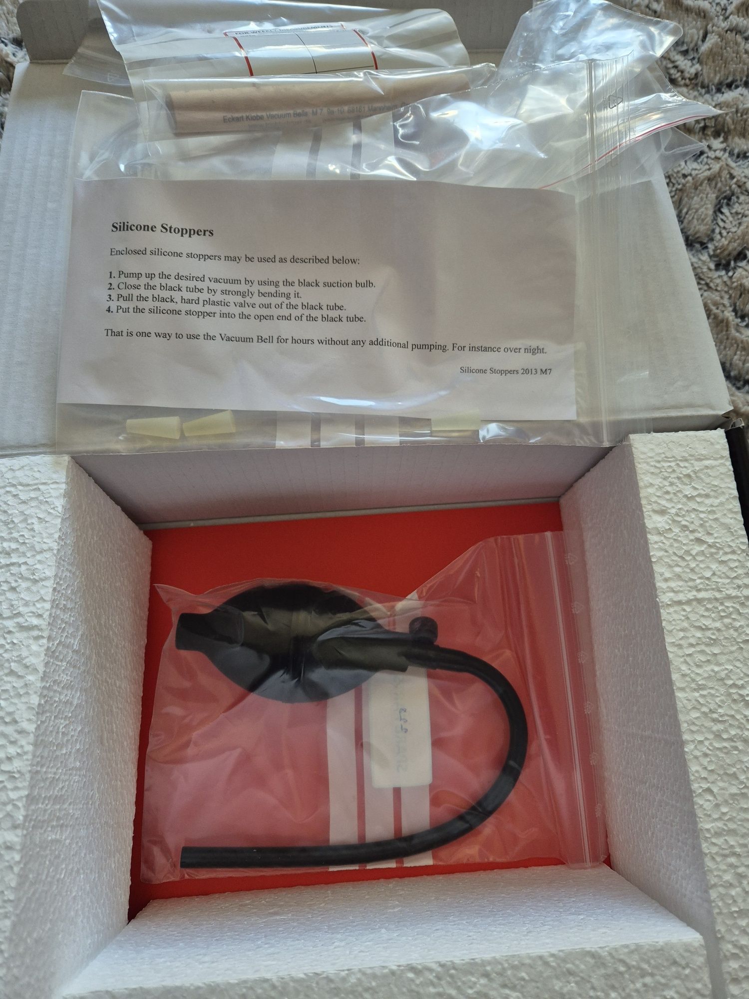 Ventosa de silicone