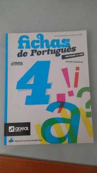 Livro de fichas de portugues 4 ano