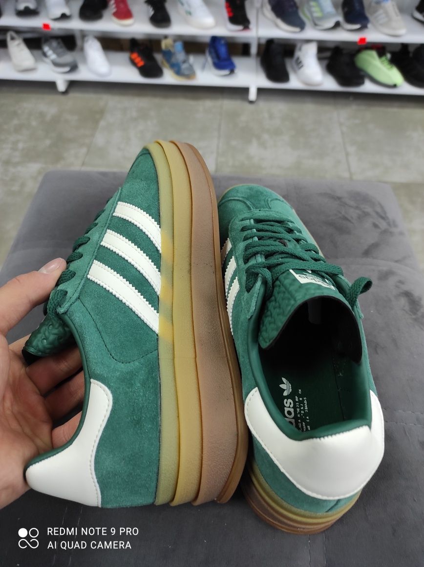 ОРИГІНАЛ 100% Кросівки Adidas Gazelle Bold W Green JI0325 39