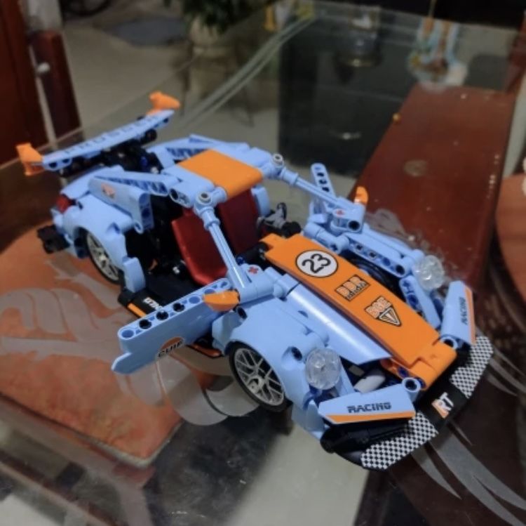 Klocki konstrukcyjne samochód porsche. Jak lego