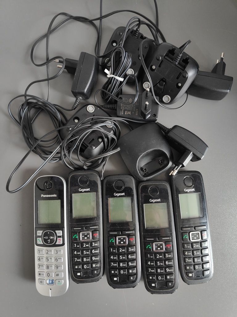 4 Telefony GIGASET A510 + Panasonic