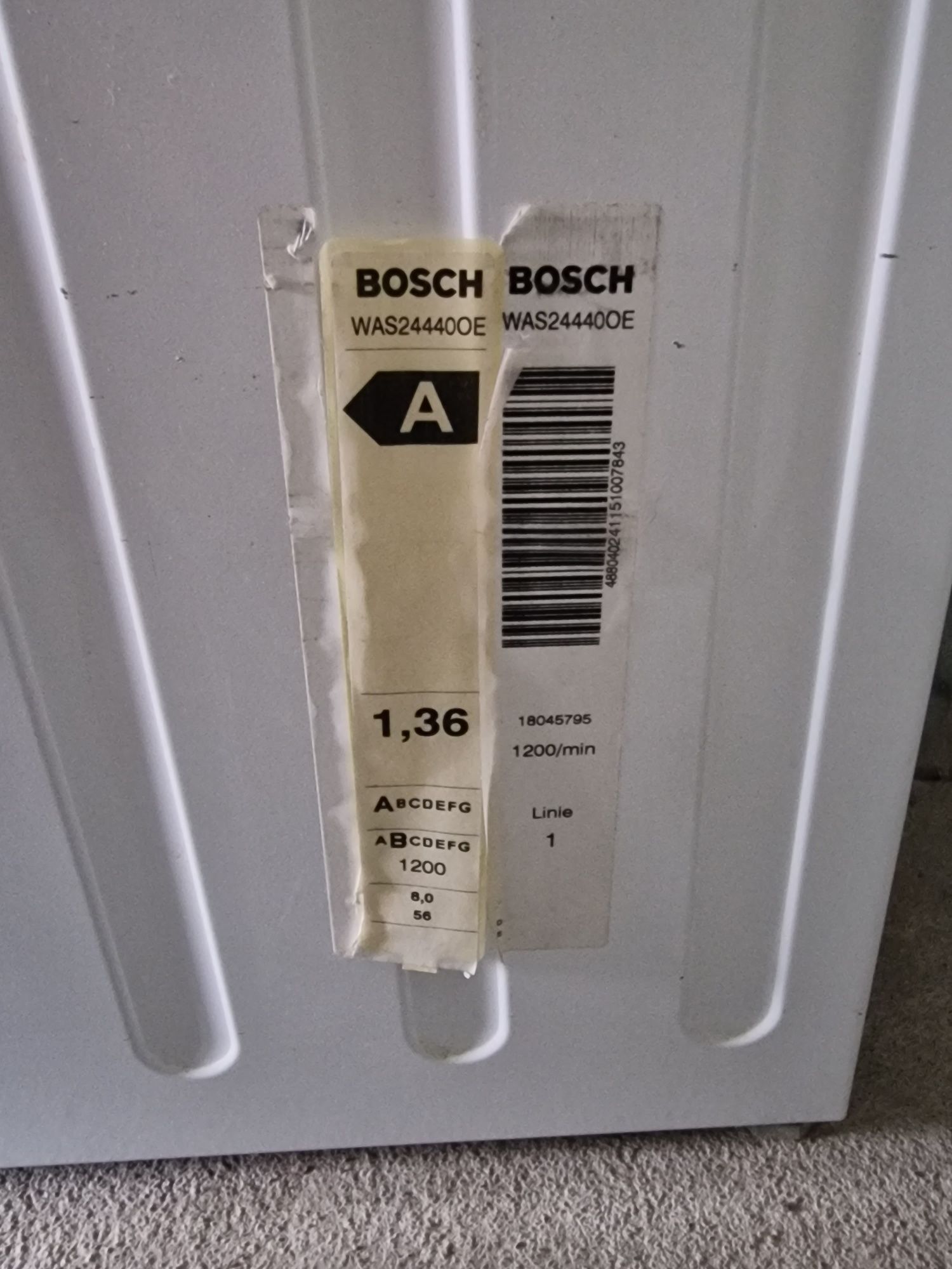 Стиральная машинка Bosch Logixx 8. Б/у