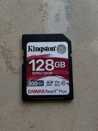 Карта пам'яті Kingston 128GB Canvas React Plus