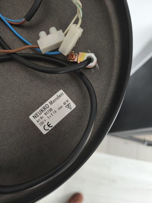 Lampa wisząca retro vintage