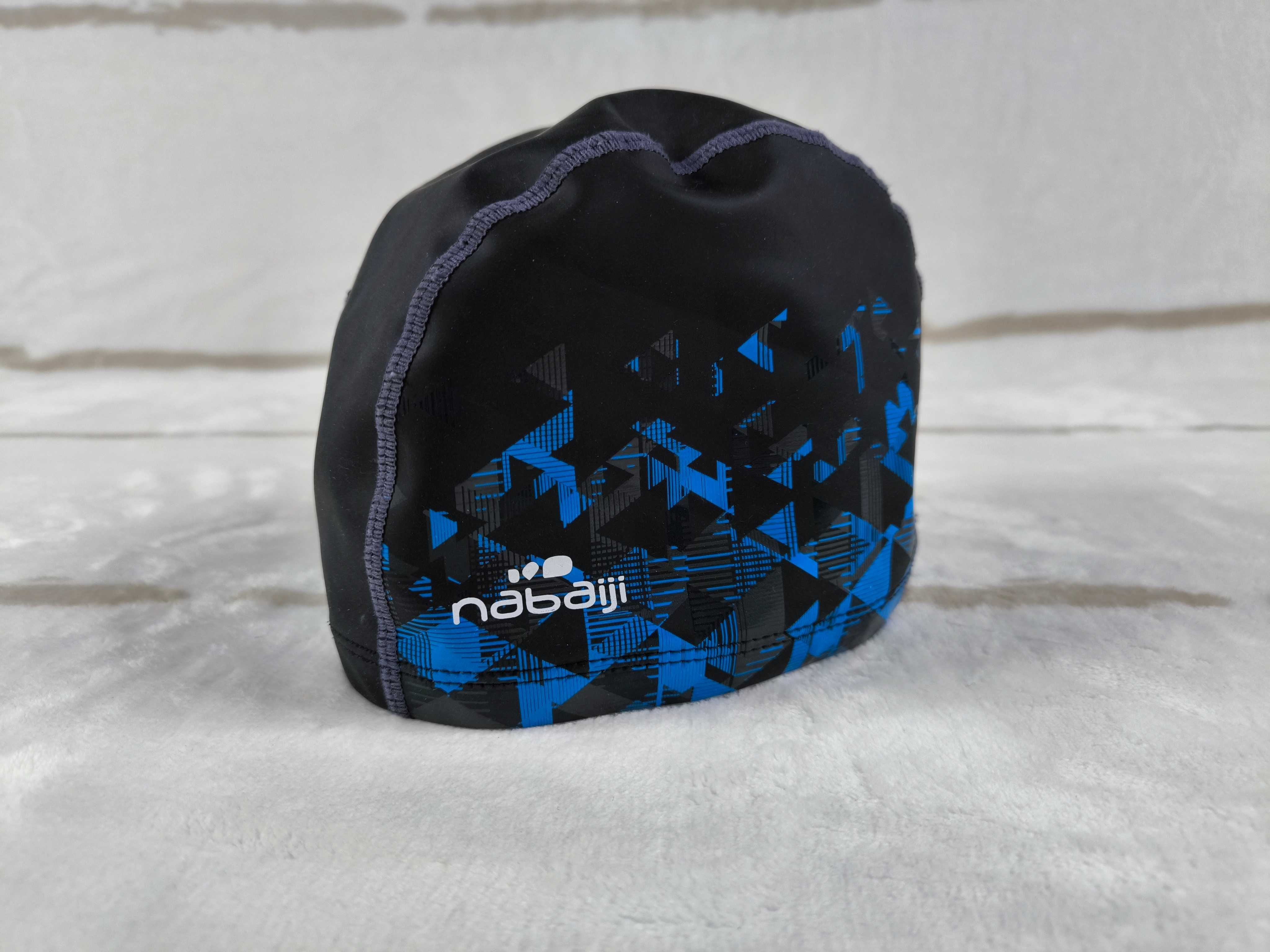 Текстильно-силиконовая шапочка для плавания детская NABAIJI (21х18 см)