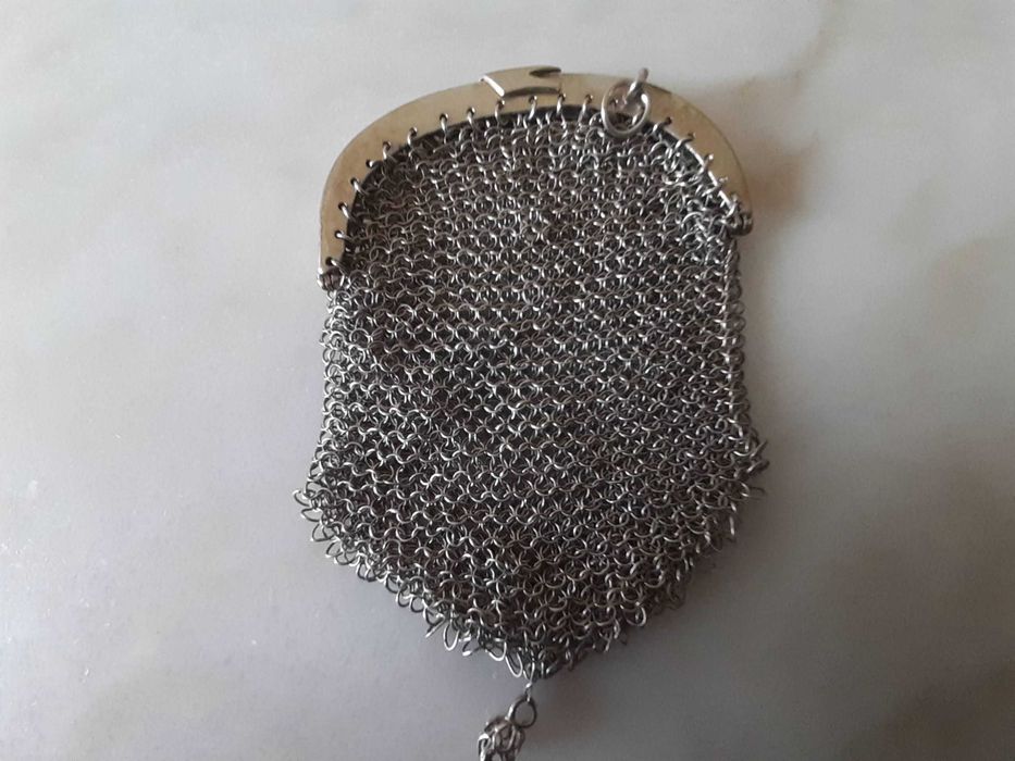 Porta moedas em prata, anos 50/60, excelente estado
