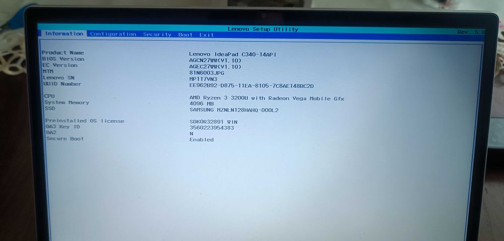 Lenovo IdeaPad C340-14API, Tátil, Ryzen 3, WIN 11