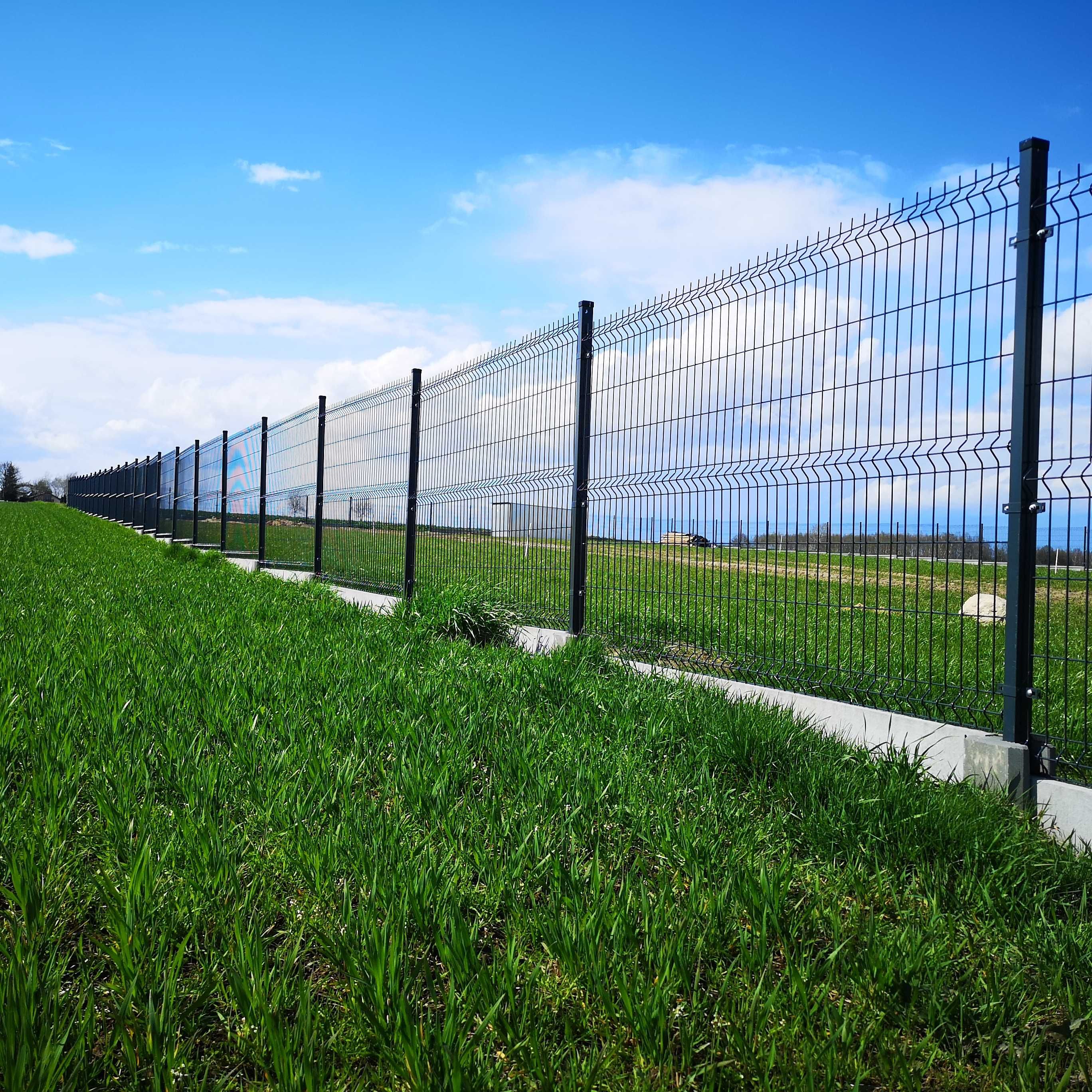 Panel ogrodzeniowy lakierowany ANTRACYT 4mm 150cm ogrodzenie panelowe