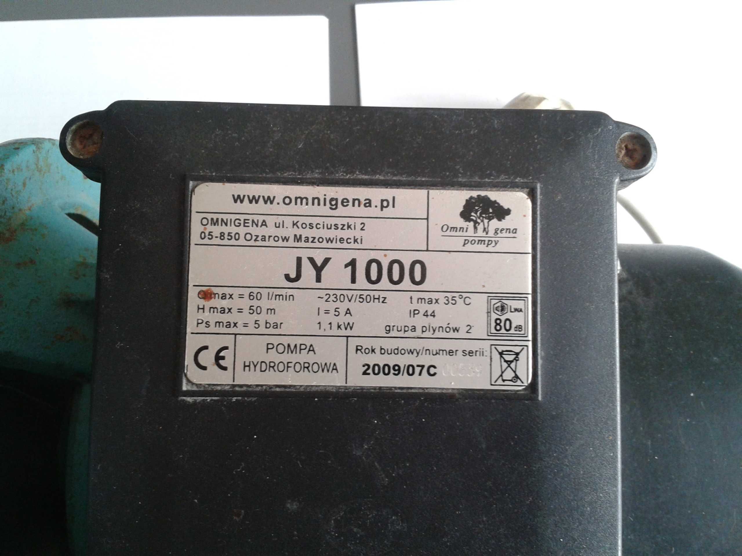 Pompa hydroforowa Omnigena JY1000