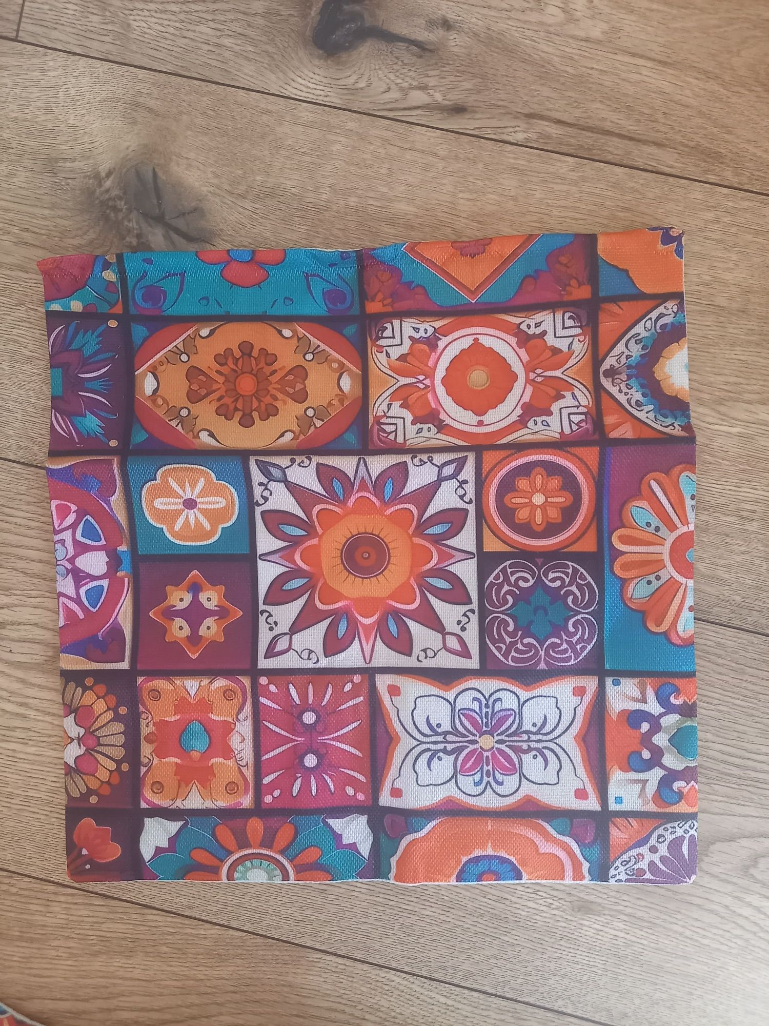 4 poszwy 45x45 cm boho