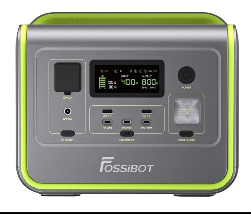 Зарядная станция Fossibot F800 800W 512Wh.  UPS, ДБЖ ecoflow bluetti