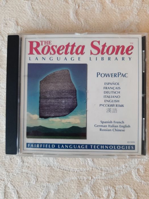 CD linguas Rosetta Stone