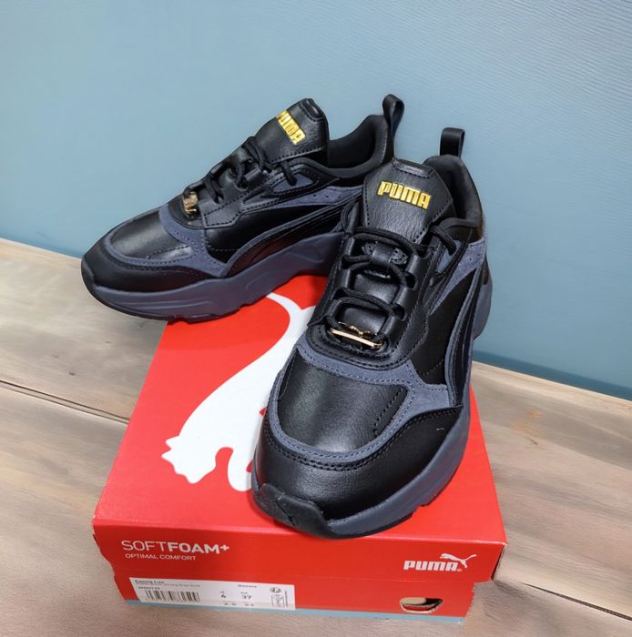 Кросівки жіночі puma cassia lux чорні, розміри 36,37,38,39,42