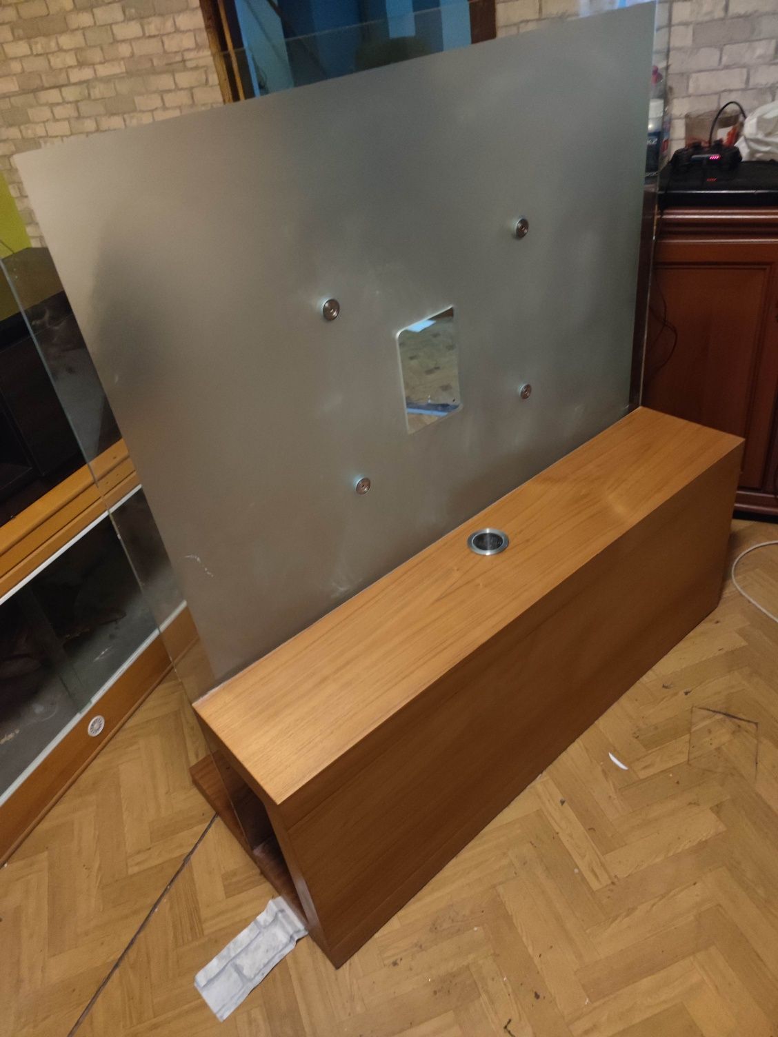 Mebel szafka RTV tv telewizor z forniru  solidna