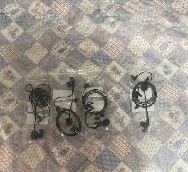 Auriculares novos para SCA