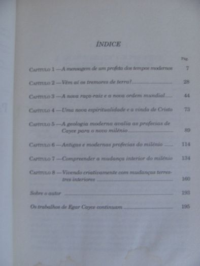 As Profecias para o Novo Milénio - Edgar Cayce de Mark Thurston