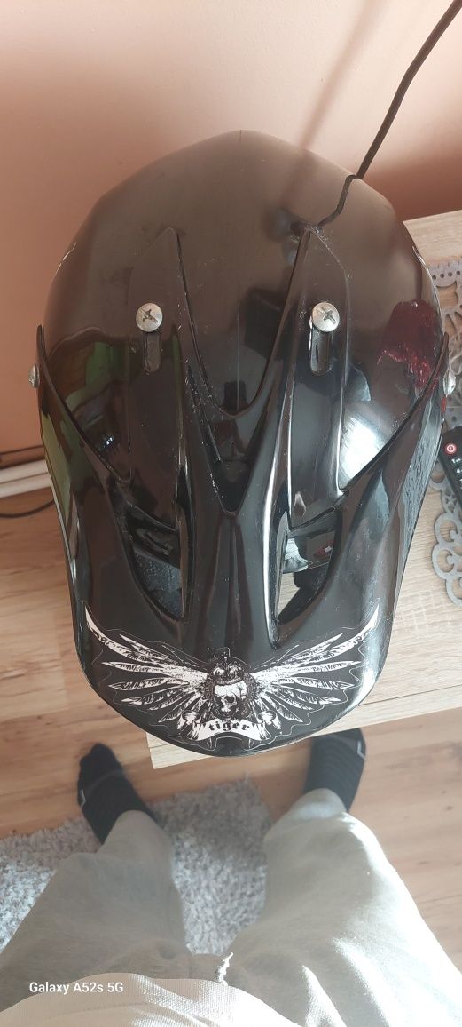 Kask Enduro czarny